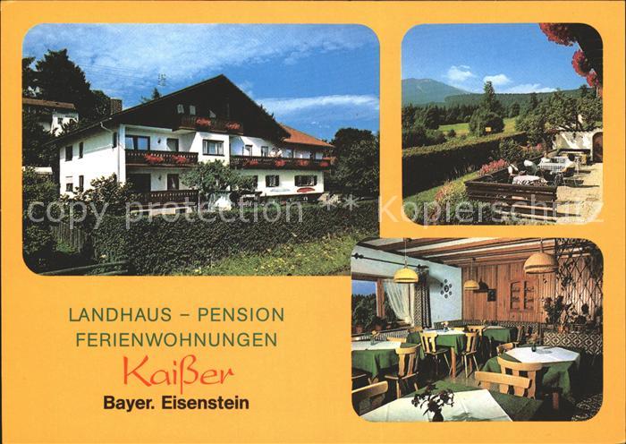 Bayerisch Eisenstein Landhaus Kaisser Terrasse Gastraum