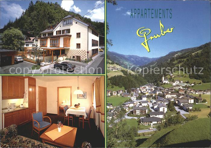 Grossarl Totalansicht Gruber Appartements Zimmer