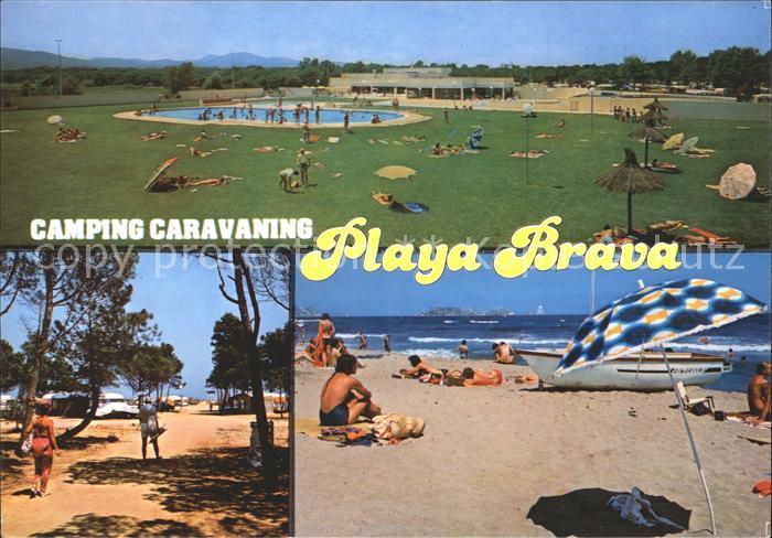 Pals Camping Caravaning Playa Brava Strandpartie Swimmingpool