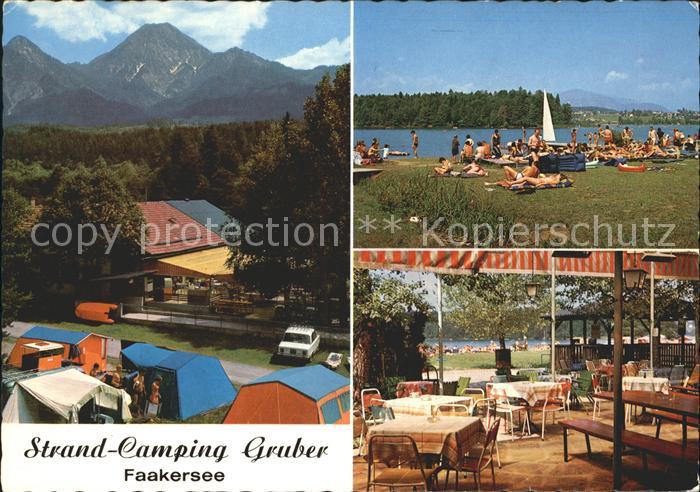 Faakersee Strandcamping Gruber Strandpartie Restauration