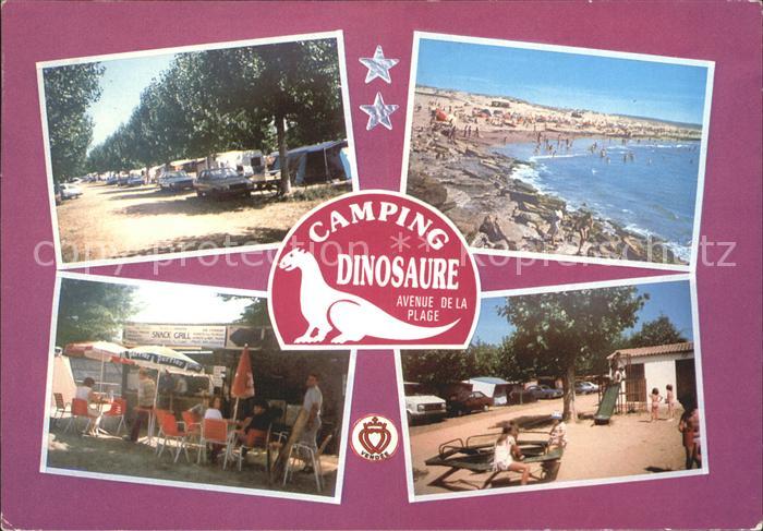 Talmont-Saint-Hilaire Campng Dinosaure Le Veillon plage Ombrage Jeux Snack Resta