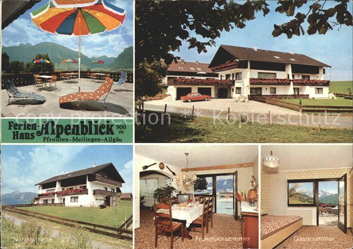 Meilingen Ferienhaus Alpenblick Fruehstueckszimmer Gaestezimmer