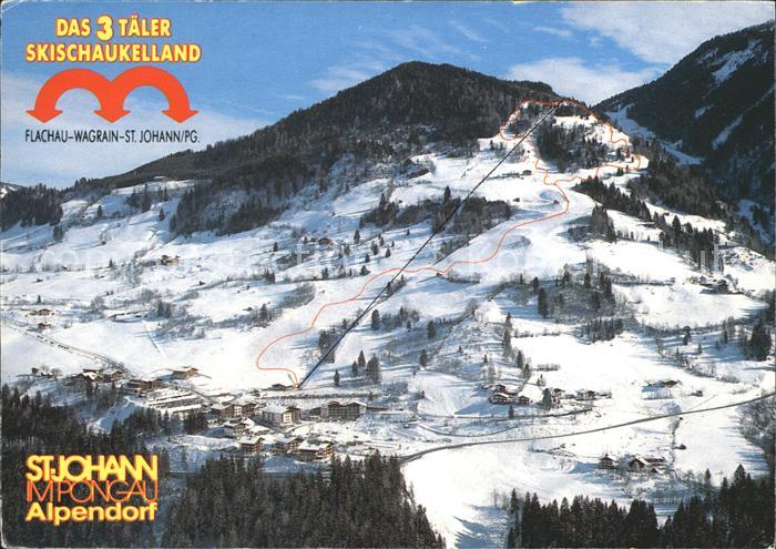 St Johann Pongau Salzburg 3 Taeller Skischaukelland Flachau Wagrain St Johann