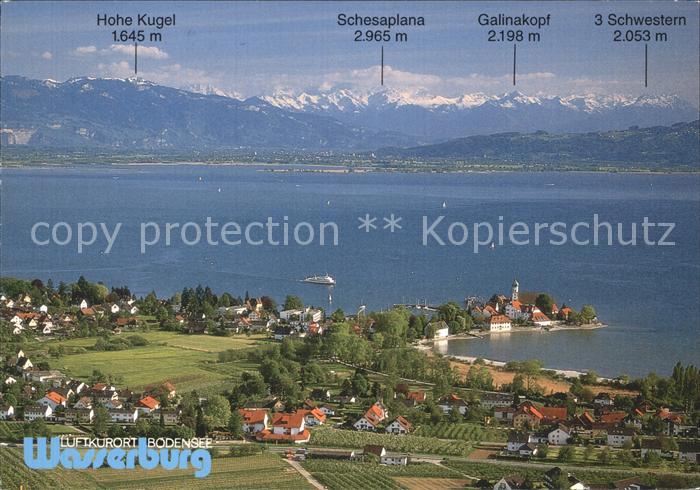 Wasserburg Bodensee Hohe Kugel Schesaplana Galinakopf 3 Schwestern