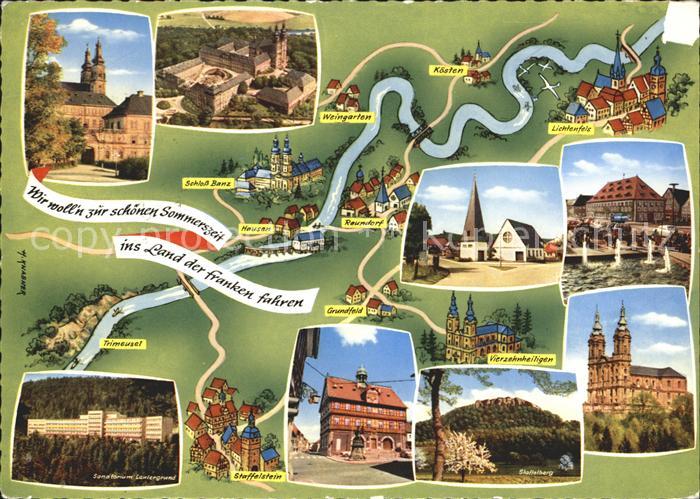 Bad Staffelstein Lichtenfels Vierzehnheilingen Schloss Banz