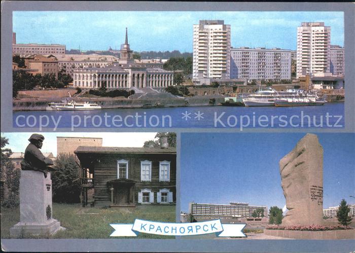 Krasnojarsk Hafen Surikowdenkmal