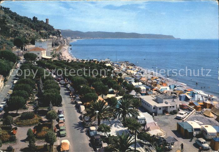 Ceriale Liguria Garten Vittorio Ascoli Pinienwaeldchen Camping