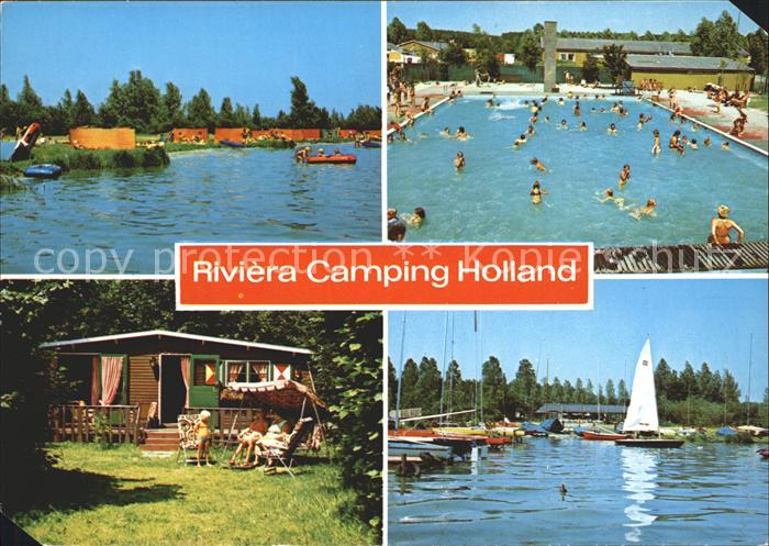 Dronten Riviera Camping Holland Segelboot Schwimmbad