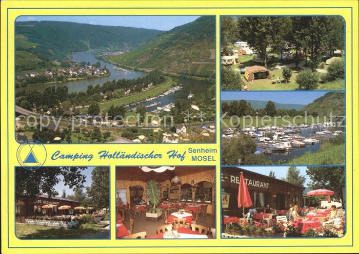 Senheim-Senhals Campingplatz Hollaendischer Hof Boot Restaurant