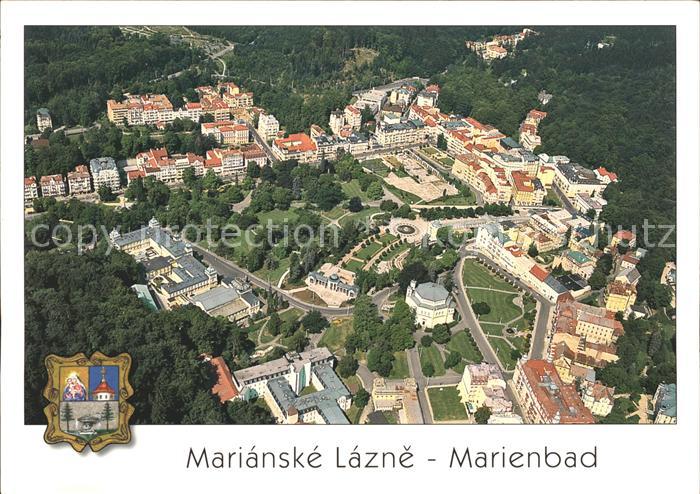 Marianske Lazne Marienbad Fliegeraufnahme