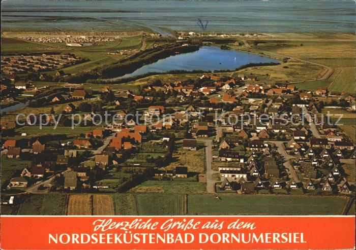 Dornumersiel Fliegeraufnahme Nordseekuestenbad