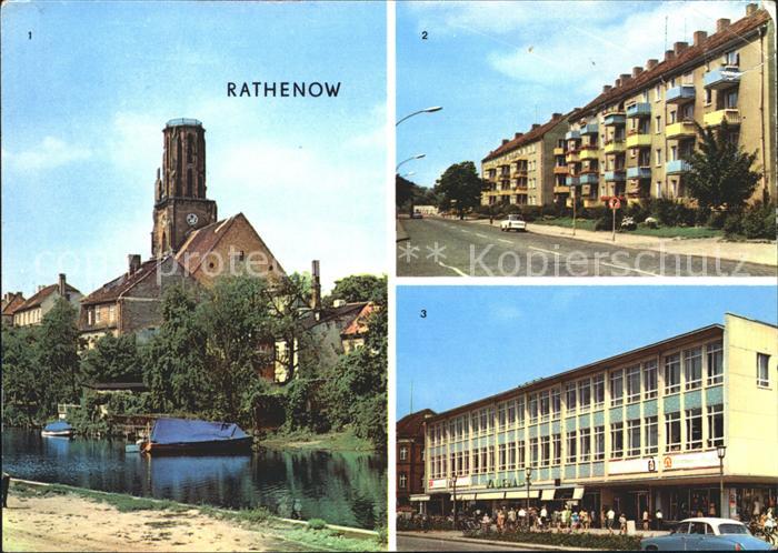 Rathenow Havel Schleuseweg Leninallee Kaufhaus Magnet