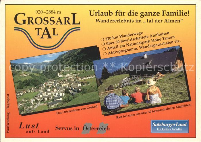Grossarl Wandererlebnis Tal der Almen Ortszentrum Grossarl Almhuette