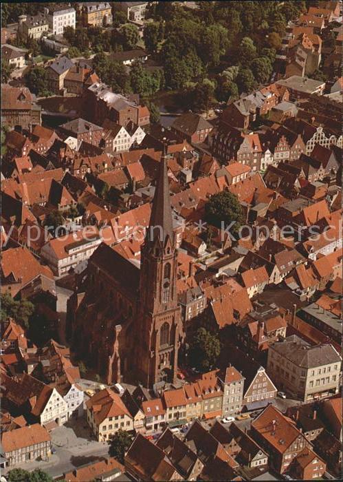 LueNEBURG  CITY St Nicolai Kirche Fliegeraufnahme