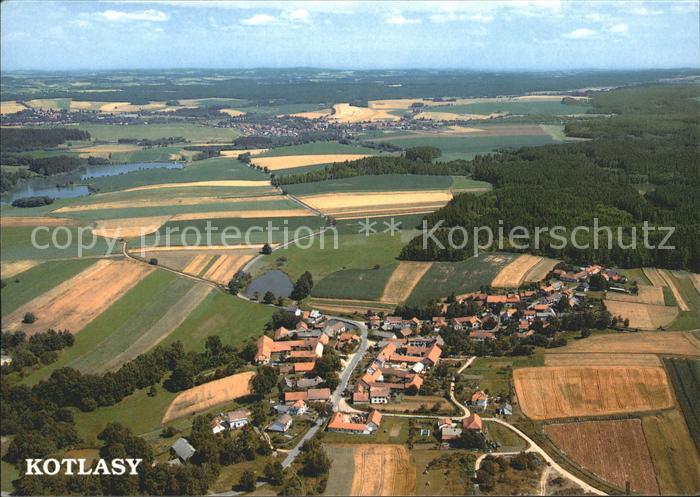 Kotlasy prni pisemna zminka Fliegeraufnahme