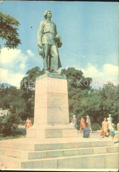 Krim Crimea Jalta Monument Gorki