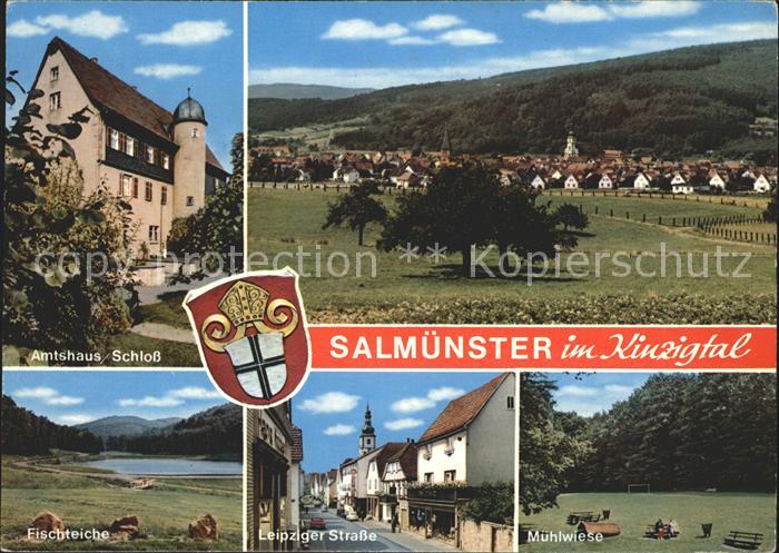 Salmuenster Bad Soden Amtshaus Schloss Fischteiche Leipziger Strasse Muehlwiese