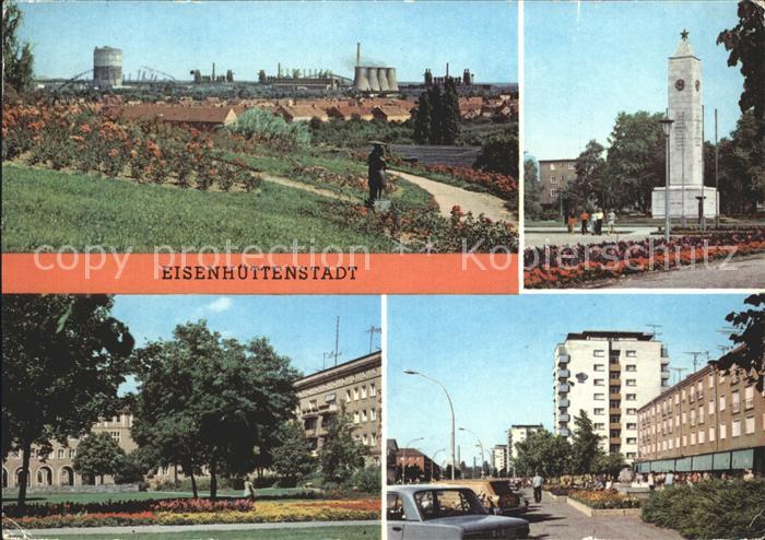 Eisenhuettenstadt Rosenhuegel Platz Deutsch Sowjetische Freundschaft Leninallee