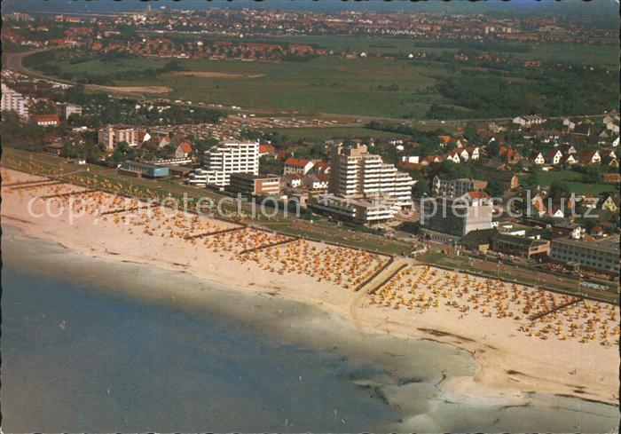 Duhnen Nordsee Fliegeraufnahme