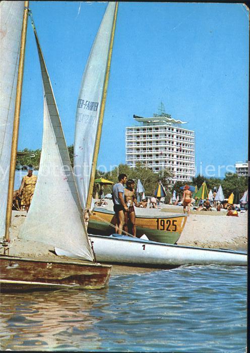 Slantschev Brjag Hotel Globus Segelboot