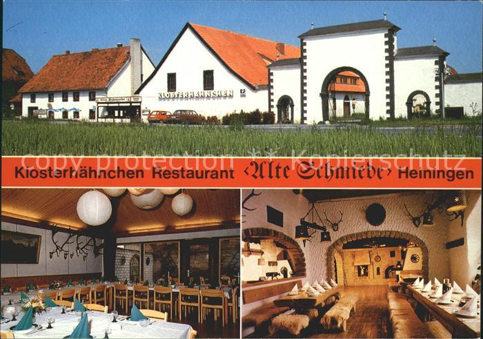 Heiningen Wolfenbuettel Klosterhaehnchen Restaurant Alte Schmiede
