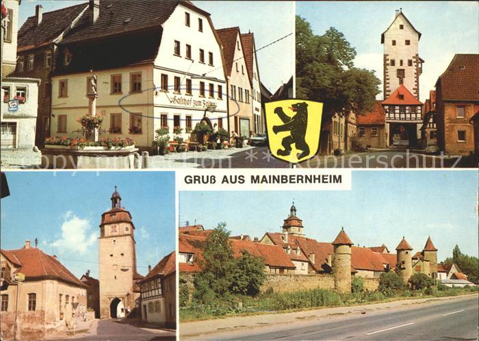 Mainbernheim Tor Brunnen Gasthof