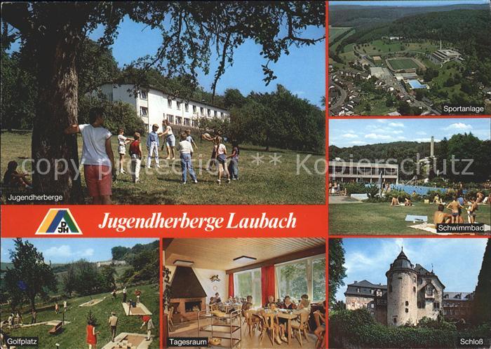 Laubach Hessen Jugendherberge Sportanlage Schwimmbad Schloss Golfplatz