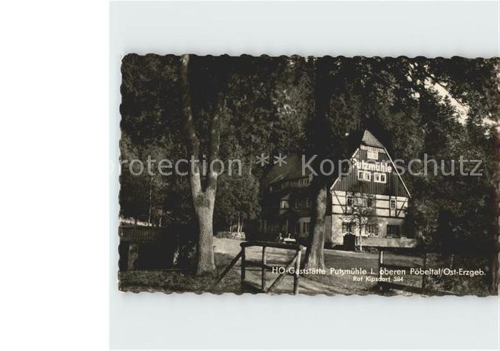 Poebeltal HO Gaststaette Putzmuehle