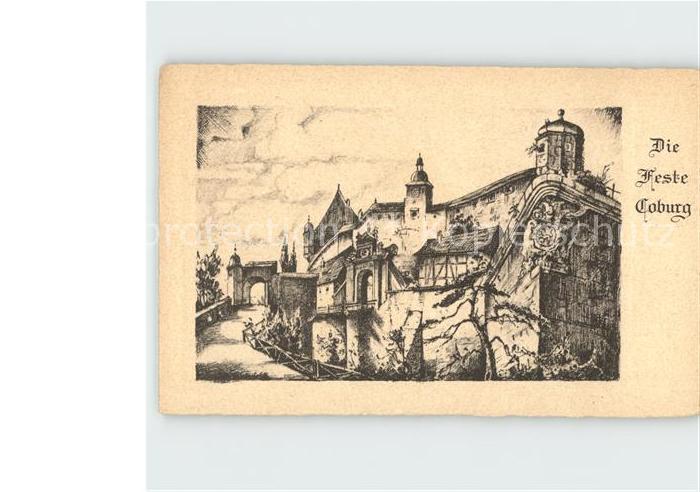 Coburg Bayern Die Feste Coburg