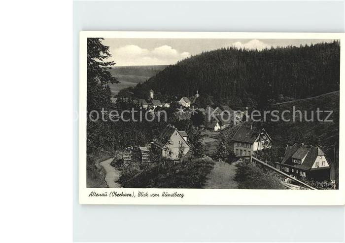 Altenau Harz Blick vom Kuenstberg