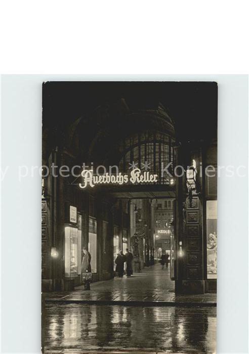 LEIPZIG Sachsen Auerbachs Keller