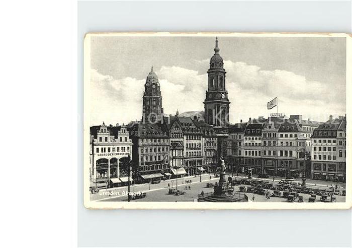 DRESDEN Elbe Altmarkt