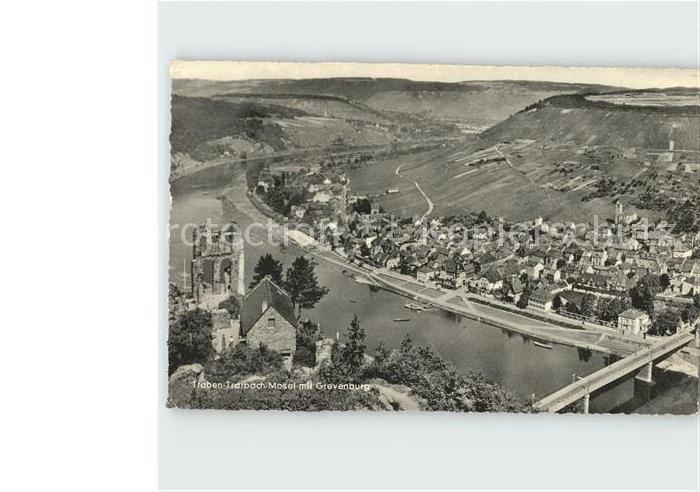 Traben-Trarbach Mosel mit Grevenburg