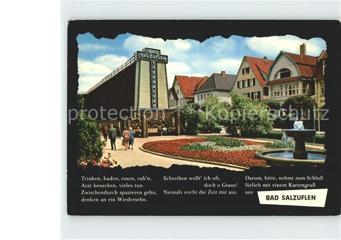 Bad Salzuflen Vers Kurpark- Eingang