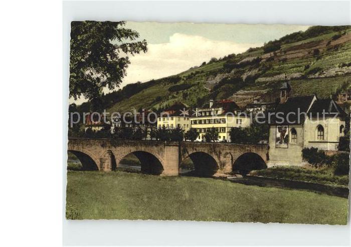Bad Mergentheim Wolfgangkapelle Tauberbruecke