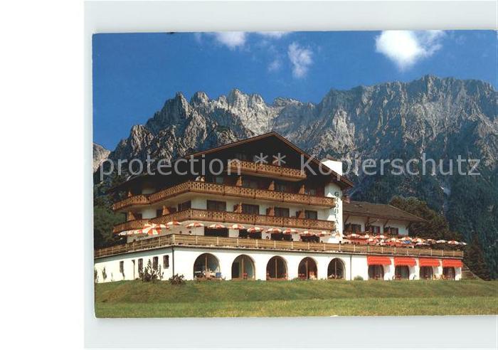 Mittenwald Bayern Berggasthaus Cafe Groebl- Alm