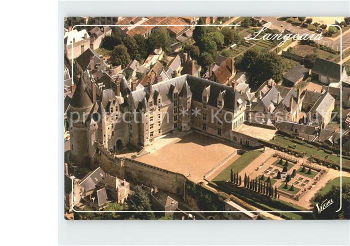 Val de Loire Langears Fliegeraufnahme