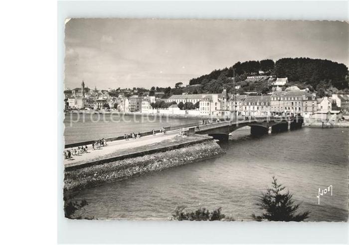 Audierne Fliegeraufnahme Bruecke