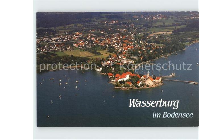 Wasserburg Bodensee Fliegeraufnahme