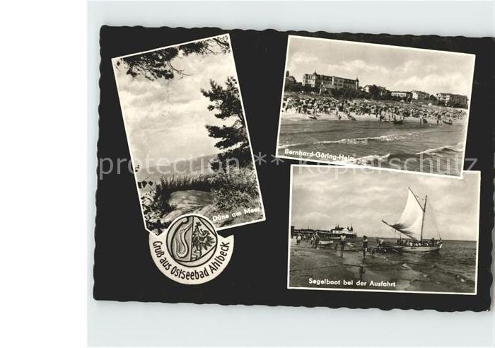 Ahlbeck Ostseebad Segelboot Bernhard- Goering- Heim
