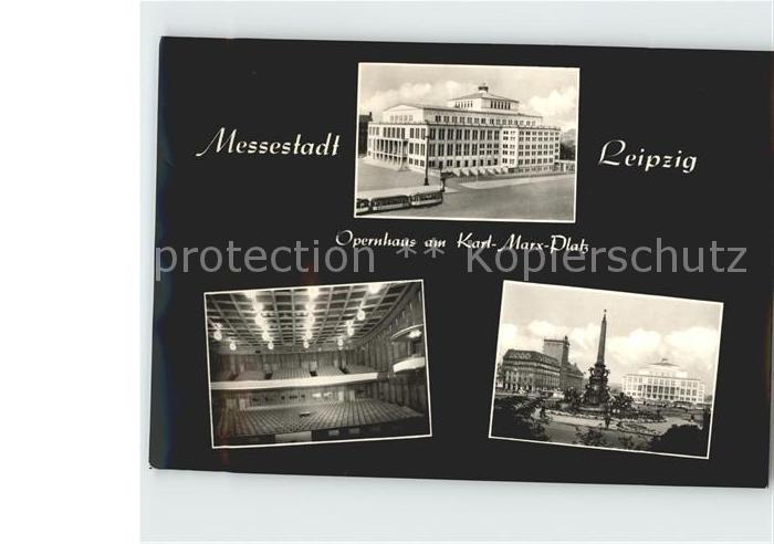 LEIPZIG Sachsen Opernhaus Karl- Marx- Platz