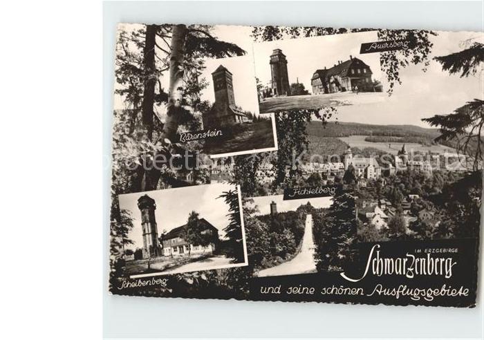 Schwarzenberg Erzgebirge Scheibenberg Baerenstein Fichtelberg