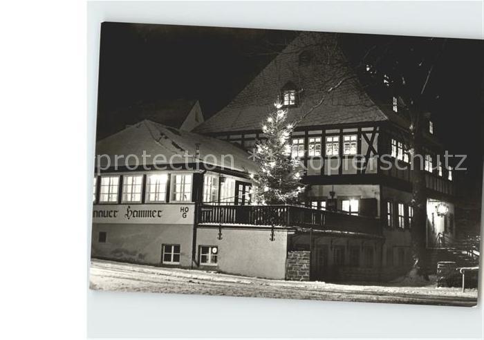 Frohnau Annaberg Frohnauer Hammer Herrenhaus zur Weihnachtszeit