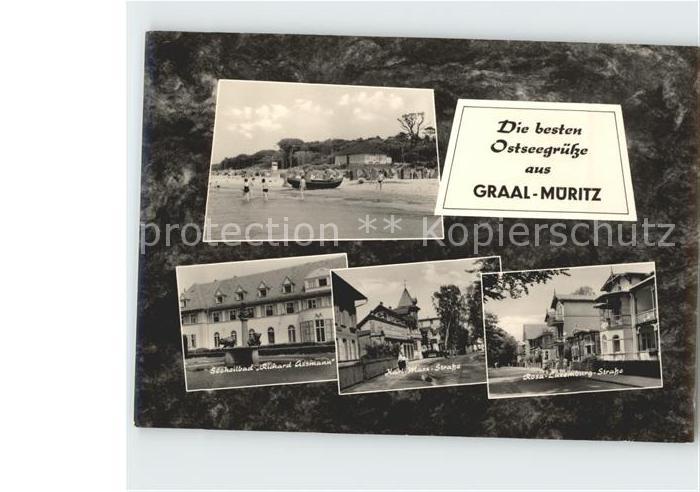 Graal-Mueritz Ostseebad Seeheilbad Richard Assmann Rosa- Luxemburg- Strasse Karl