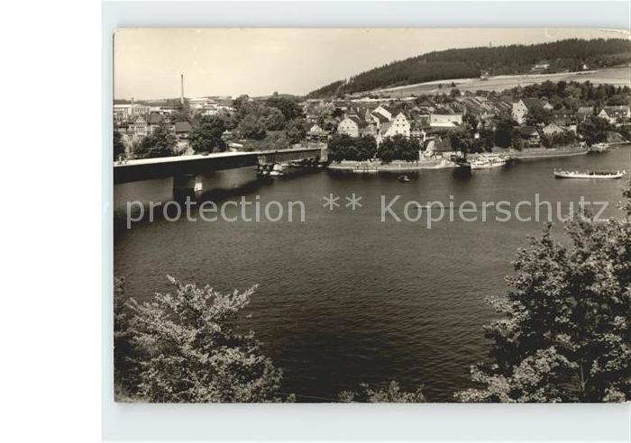 Saalburg Saale Stausee Bleilochsperre