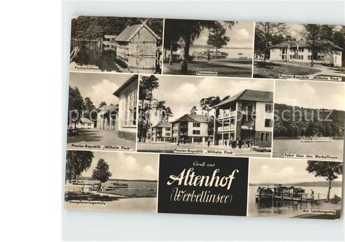 Altenhof Eberswalde Fischerhuetten Promenade Pionier- Republik Wilhelm Pieck