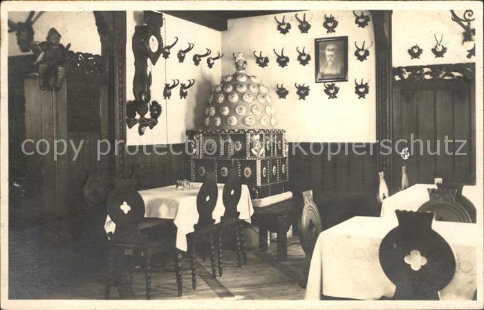 Wald Pinzgau Pension Karolinenhof Gaststube