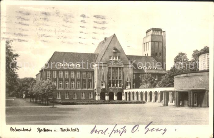 Delmenhorst Rathaus und Markthalle