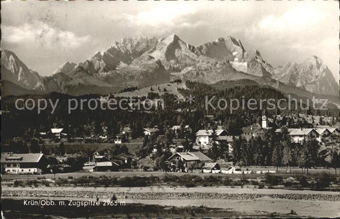 Kruen mit Zugspitze