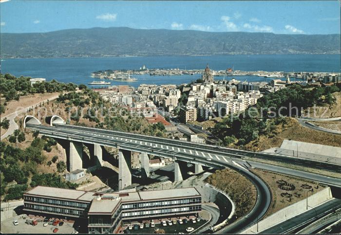 Messina Tangenziale Autostrade Panorama